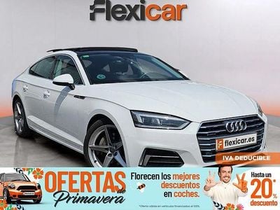 Usado Audi A5 Sportback 218 CV (160 kW) 2017 Blanco Utilitario