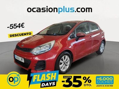 Usado Kia Rio 84 CV (61 kW) 2017 Rojo