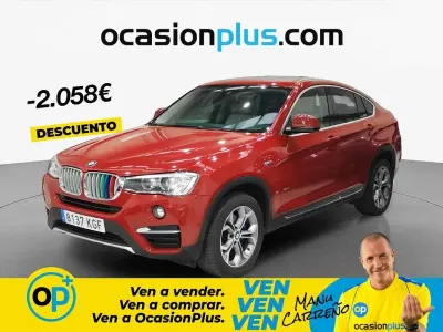 Usado BMW X4 190 CV (139 kW) 2017 Rojo SUV