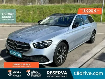 Usado Mercedes E300 194 CV (142 kW) 2022 Gris Familiar