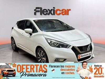 Usado Nissan Micra N-Connecta 90 CV (66 kW) 2019 Blanco Utilitario