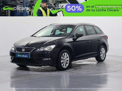 Usado Seat Leon ST Style 116 CV (85 kW) 2019 Negro Familiar