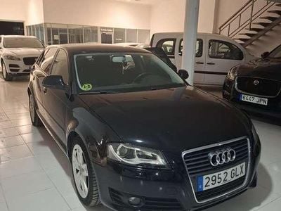 Usado Audi A3 Sportback Attraction 140 CV (102 kW) 2009 Negro Utilitario