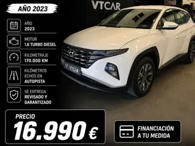 Usado Hyundai Tucson 116 CV (85 kW) 2022 Blanco SUV