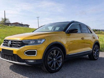 Begagnad VW T-Roc Sportline 190 HK (139 kW) 2018 Gul SUV