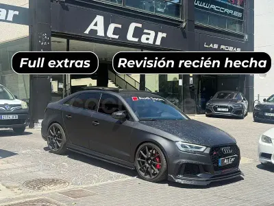 Usado Audi RS3 400 CV (294 kW) 2019 Negro Berlina