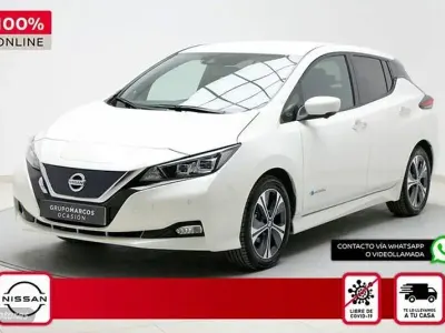 Usado Nissan Leaf Tekna 110 kW (150 CV) 2019 Blanco Utilitario