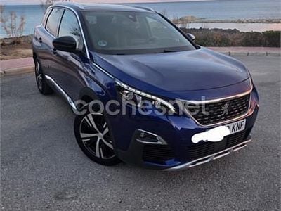 Usado Peugeot 3008 GT-line 130 CV (95 kW) 2018 Azul SUV