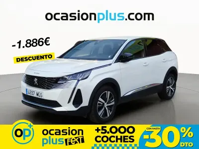 Käytetty Peugeot 3008 Allure 130 HP (95 kW) 2023 Valkoinen Katumaasturi