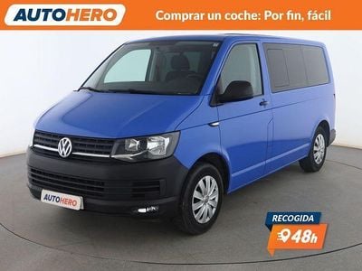 Usado VW Caravelle Trendline 150 CV (110 kW) 2017 Azul Monovolumen