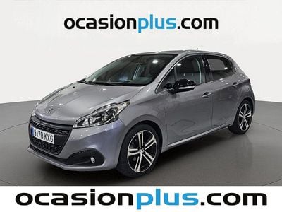 Usado Peugeot 208 GT-line 110 CV (80 kW) 2019 Gris Utilitario