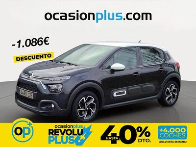 Usado Citroën C3 Feel 83 CV (61 kW) 2022 Negro Utilitario