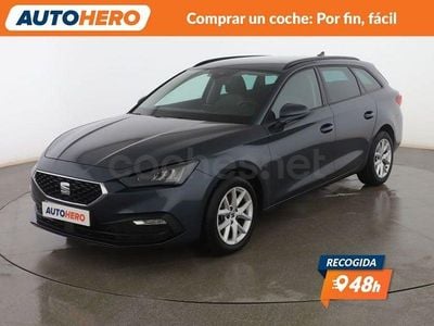 Usado Seat Leon Style 131 CV (96 kW) 2021 Azul Familiar