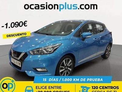 Usado Nissan Micra Acenta 90 CV (66 kW) 2019 Azul Utilitario