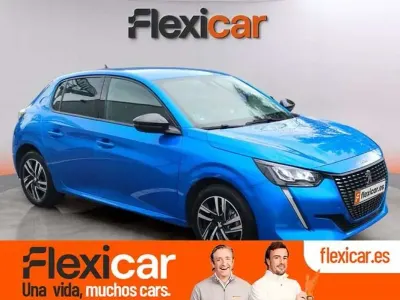 Usado Peugeot 208 Allure 101 CV (74 kW) 2023 Azul Utilitario