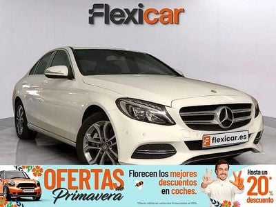 Usado Mercedes C220 170 CV (125 kW) 2015 Blanco Berlina