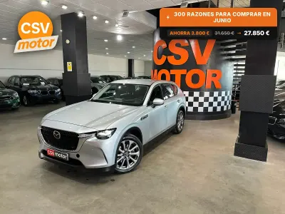 Usado Mazda CX-60 Exclusive-Line 328 CV (241 kW) 2023 Gris / plata SUV