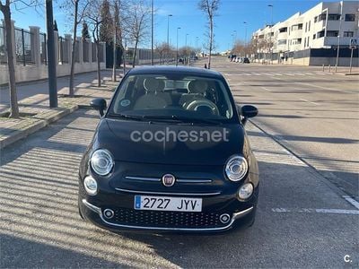 Usado Fiat 500 Lounge 95 CV (69 kW) 2017 Negro Berlina