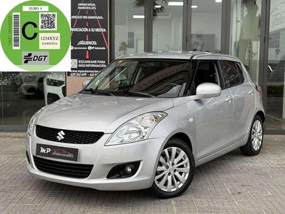 Usado Suzuki Swift GL 95 CV (69 kW) 2012 Plateado Utilitario