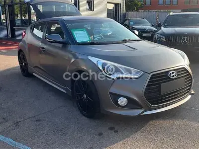 Usado Hyundai Veloster Turbo 186 CV (136 kW) 2014 Gris / plata Utilitario