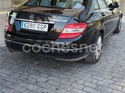 Usado Mercedes C200 Avantgarde 163 CV (119 kW) 2008 Negro Berlina