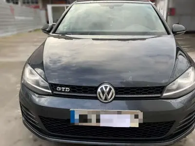 Usado VW Golf VII GTD 184 CV (135 kW) 2013 Negro Utilitario