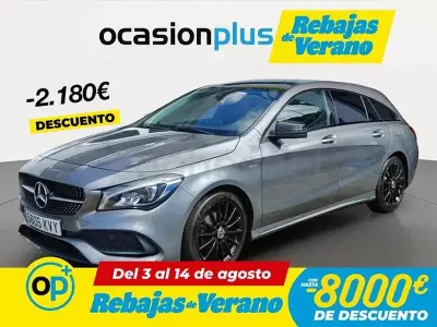 Usado Mercedes CLA200 Shooting Brake 136 CV (100 kW) 2019 Gris / plata Familiar