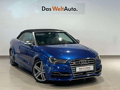 Azul Usado 2015 Audi S3 Cabriolet Descapotable | 27.990 €