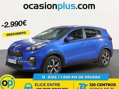 Usado Kia Sportage 136 CV (100 kW) 2021 Azul SUV