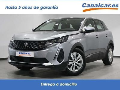Usado Peugeot 3008 Active 131 CV (96 kW) 2021 Gris SUV