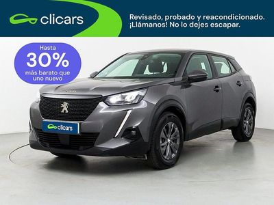 Usado Peugeot 2008 Active 110 CV (80 kW) 2021 Gris SUV