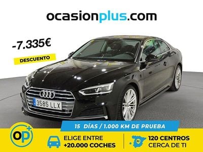 Usado Audi A5 S-Line 150 CV (110 kW) 2020 Negro Coupe