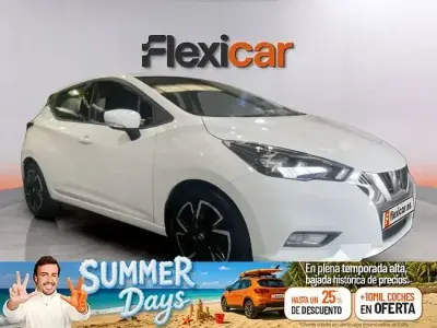 Usado Nissan Micra Acenta 92 CV (67 kW) 2021 Blanco Utilitario