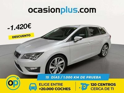 Usado Seat Leon FR 184 CV (135 kW) 2016 Gris Familiar