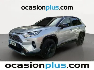 Usado Toyota RAV4 Hybrid 218 CV (160 kW) 2019 Gris plata SUV