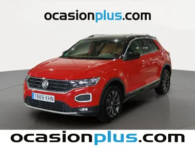 Usado VW T-Roc Sport 150 CV (110 kW) 2018 Rojo SUV