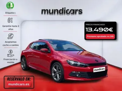 Usado VW Scirocco R-line 125 CV (91 kW) 2013 Rojo Coupe
