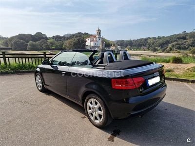 Usado Audi A3 Cabriolet Attraction 105 CV (77 kW) 2009 Negro Descapotable