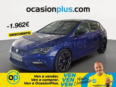 Usado Seat Leon FR 150 CV (110 kW) 2020 Azul Berlina