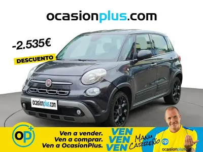 Usado Fiat 500L Cross 95 CV (69 kW) 2021 Gris Monovolumen