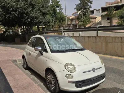 Usado Fiat 500 Lounge 100 CV (73 kW) 2010 Blanco Berlina