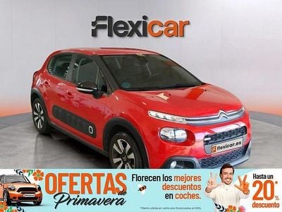Usado Citroën C3 Feel 68 CV (50 kW) 2017 Rojo