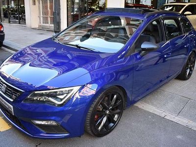 Azul Usado 2020 Seat Leon ST FR Familiar | 18.998 € (Caro)