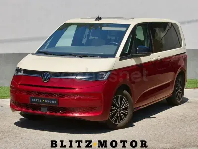 Usado VW Multivan Life 204 CV (150 kW) 2022 Rojo Monovolumen