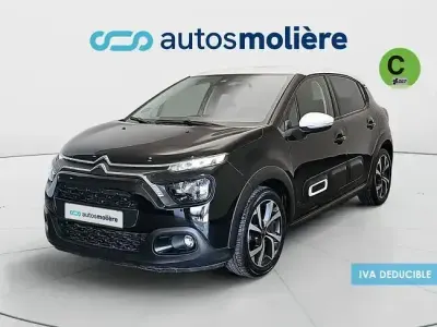 Usado Citroën C3 PureTech 110 CV (80 kW) 2021 Negro Utilitario