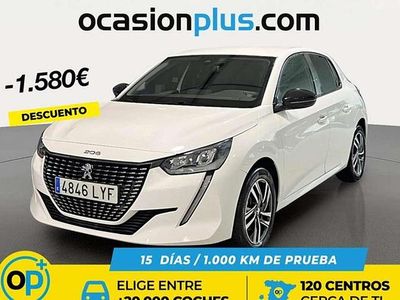 Usado Peugeot 208 Allure 102 CV (75 kW) 2022 Blanco Utilitario