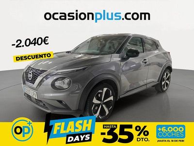 Usado Nissan Juke Tekna 114 CV (83 kW) 2021 Gris SUV