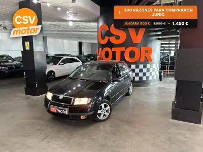 Usado Skoda Fabia Comfort 101 CV (74 kW) 2002 Negro Utilitario