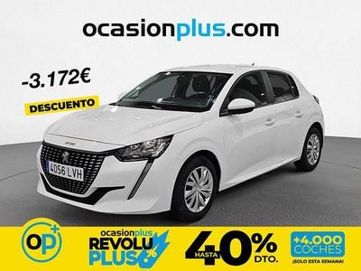 Usado Peugeot 208 Active 100 CV (73 kW) 2021 Blanco Utilitario
