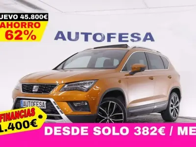 Usado Seat Ateca 4Drive 190 CV (139 kW) 2017 Naranja SUV